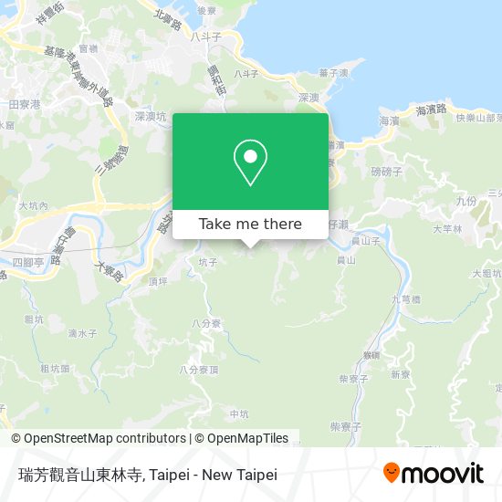 瑞芳觀音山東林寺地圖