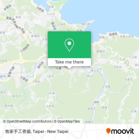 詹家手工香腸地圖