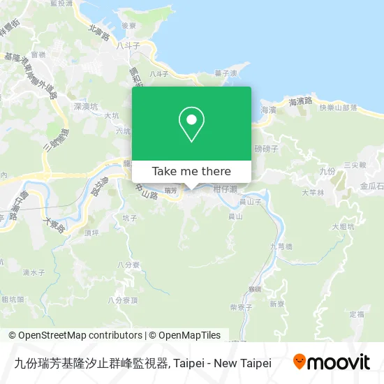 九份瑞芳基隆汐止群峰監視器 map