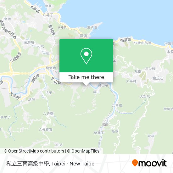 私立三育高級中學地圖