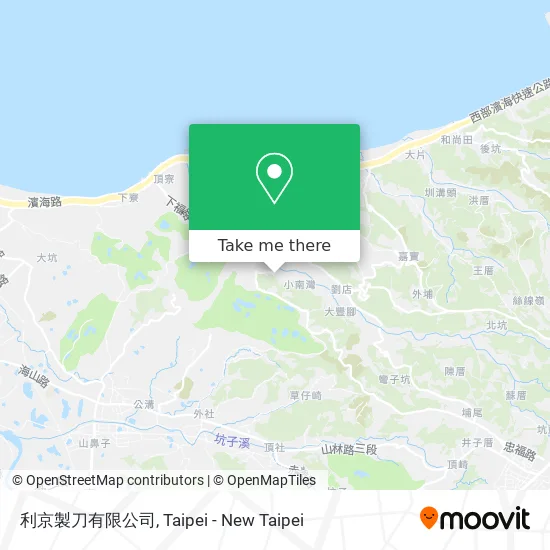 利京製刀有限公司地圖