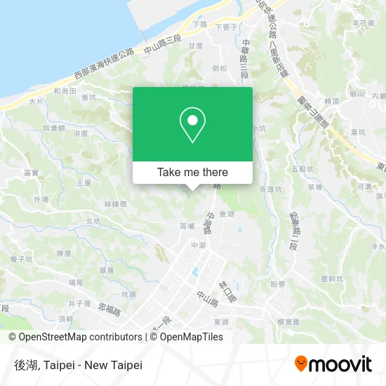 後湖地圖