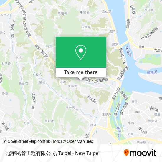 冠宇風管工程有限公司地圖