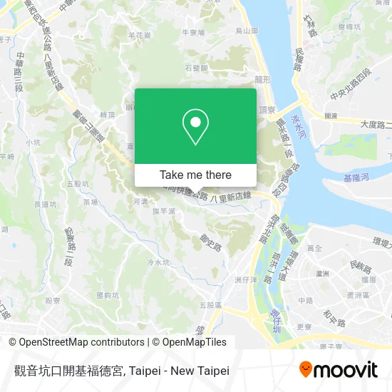 觀音坑口開基福德宮地圖