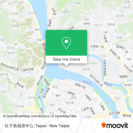 社子島福音中心地圖