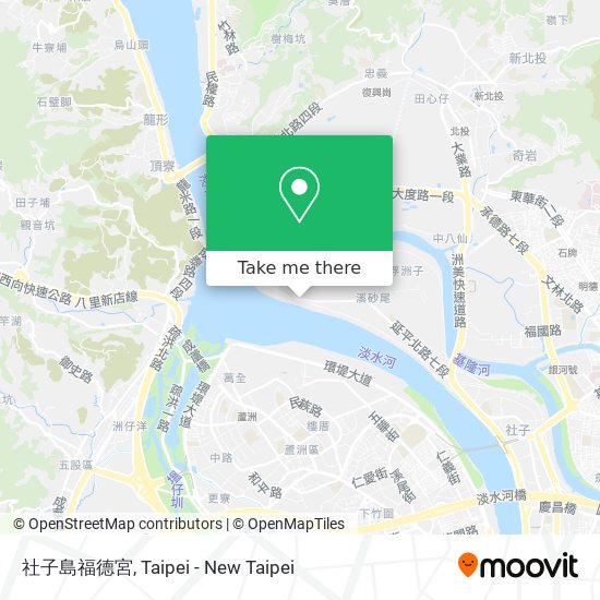 社子島福德宮 map