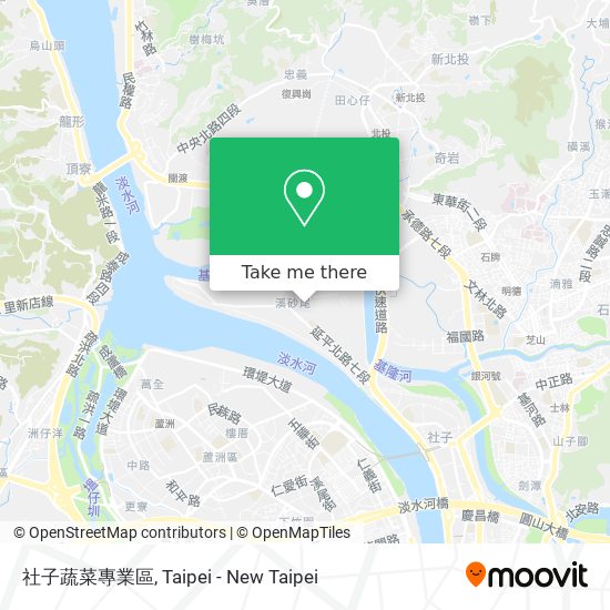 社子蔬菜專業區 map