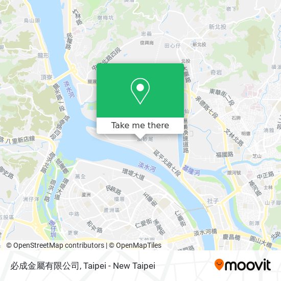 必成金屬有限公司 map