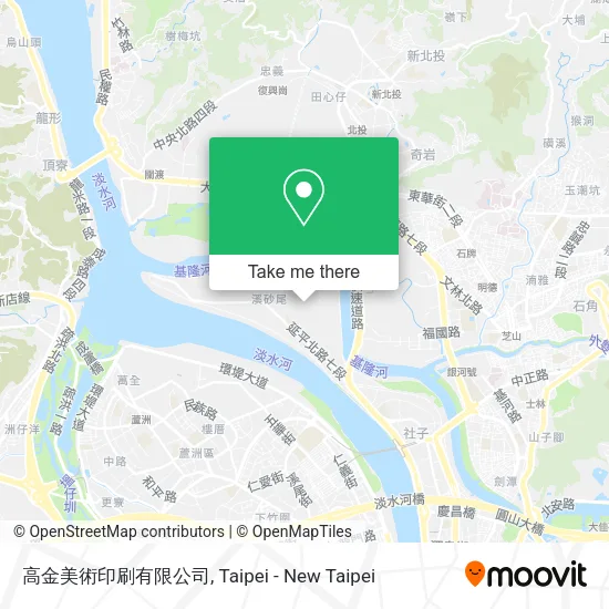 高金美術印刷有限公司地圖