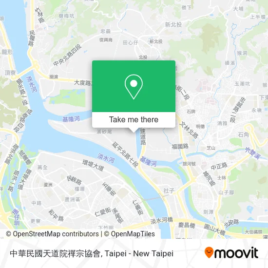 中華民國天道院禪宗協會地圖