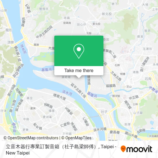 立音木器行專業訂製音箱（社子島梁師傅）地圖