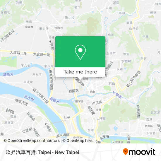 玖昇汽車百貨地圖