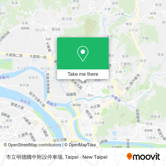 市立明德國中附設停車場 map