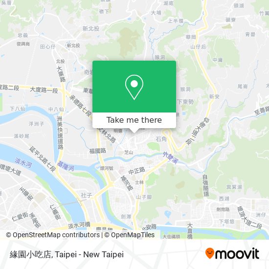 緣園小吃店 map