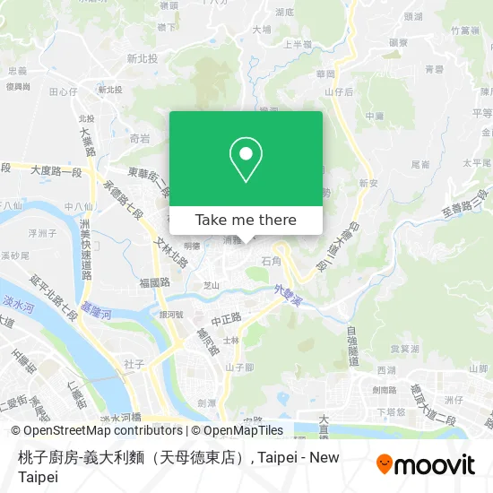 桃子廚房-義大利麵（天母德東店） map