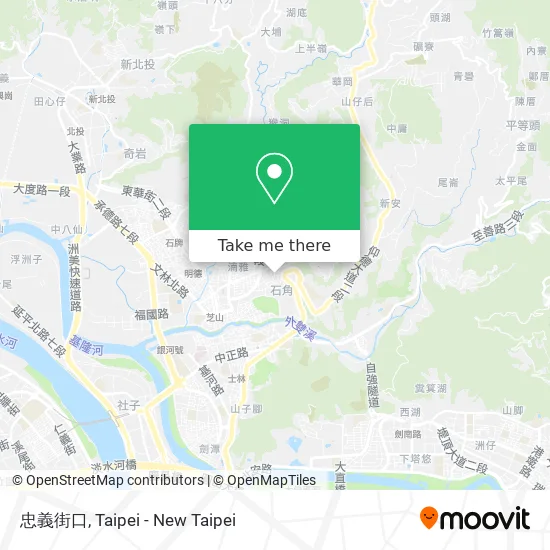 忠義街口 map