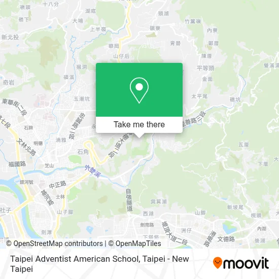 Taipei Adventist American School map