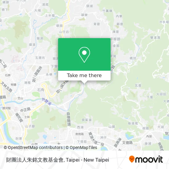 財團法人朱銘文教基金會地圖