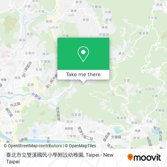 臺北市立雙溪國民小學附設幼稚園地圖