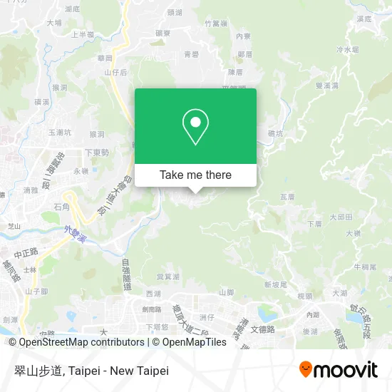 翠山步道 map