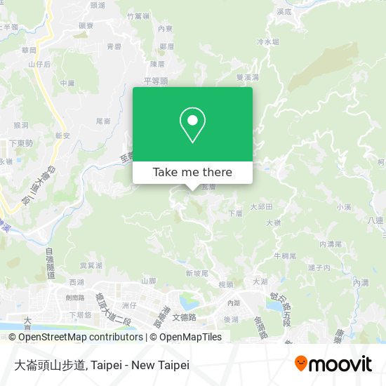 大崙頭山步道 map