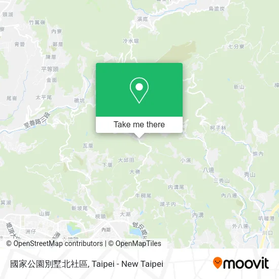 國家公園別墅北社區地圖