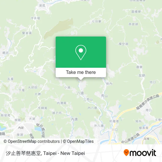 汐止善琴慈惠堂地圖