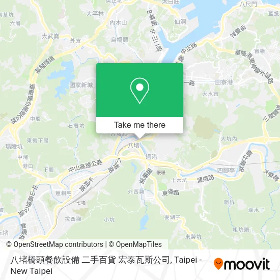 八堵橋頭餐飲設備 二手百貨 宏泰瓦斯公司 map