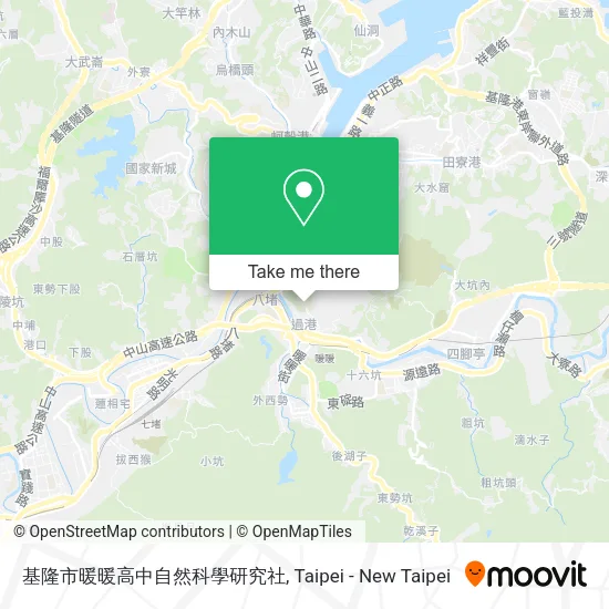 基隆市暖暖高中自然科學研究社地圖
