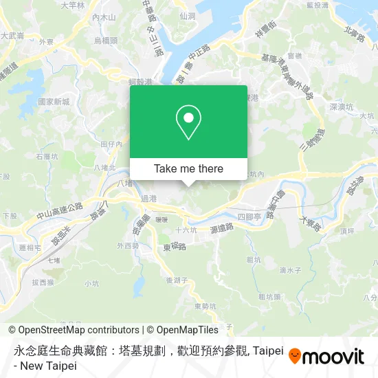 永念庭生命典藏館：塔墓規劃，歡迎預約參觀地圖