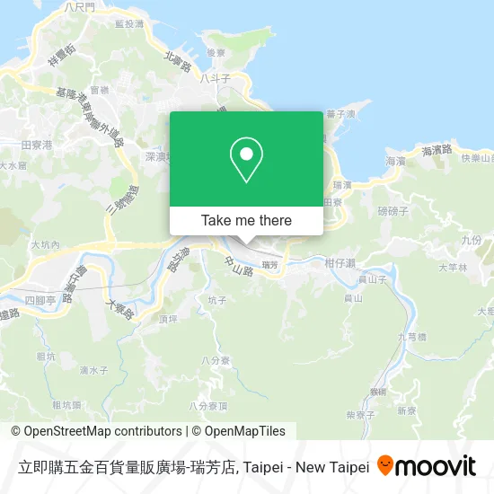 立即購五金百貨量販廣場-瑞芳店地圖