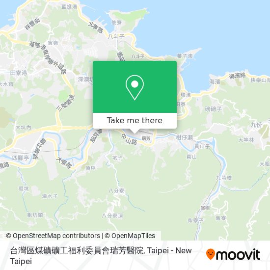 台灣區煤礦礦工福利委員會瑞芳醫院 map