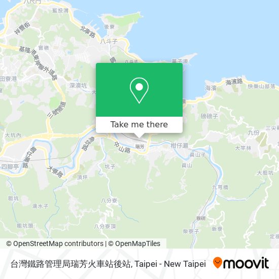 台灣鐵路管理局瑞芳火車站後站 map