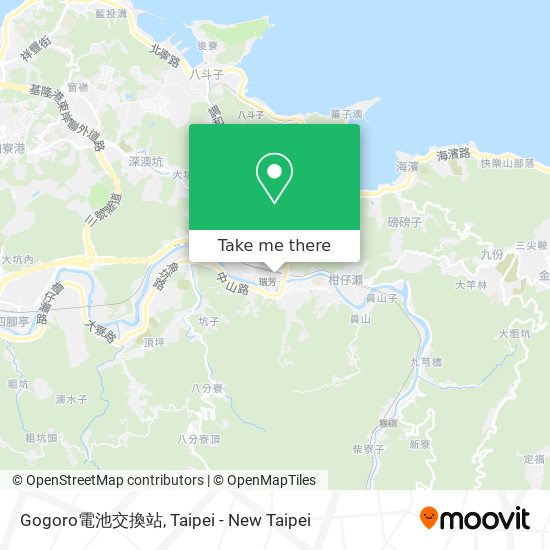 Gogoro電池交換站 map