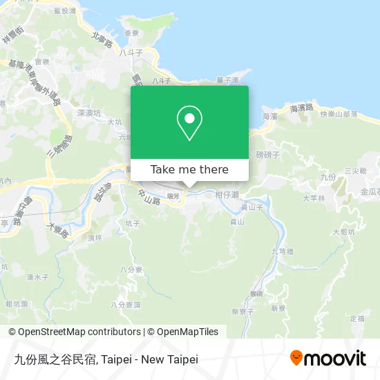 九份風之谷民宿地圖
