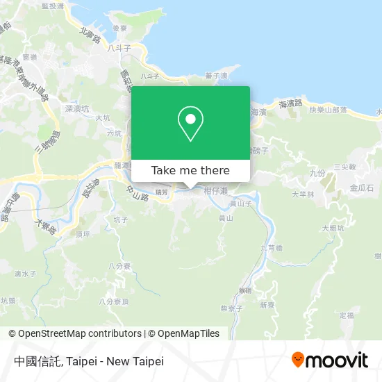 中國信託地圖