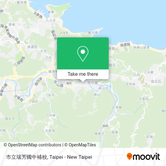 市立瑞芳國中補校地圖