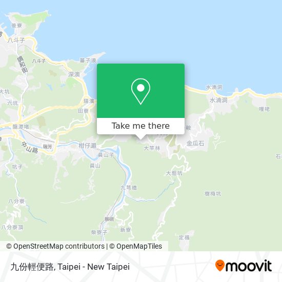 九份輕便路 map