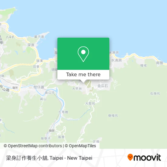 梁身訂作養生小舖 map
