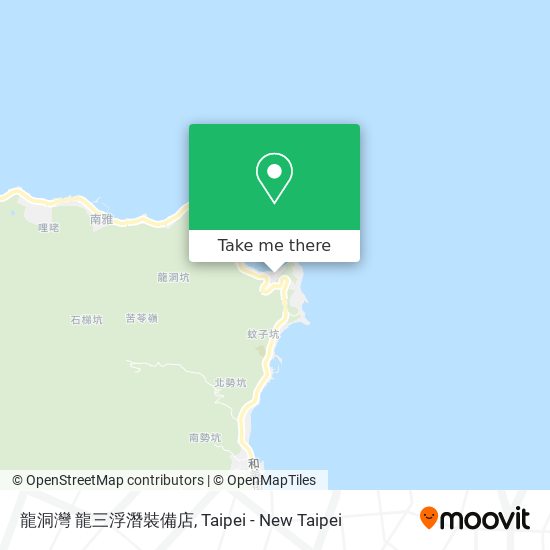 龍洞灣 龍三浮潛裝備店 map