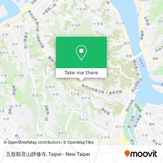 五股觀音山靜修寺 map