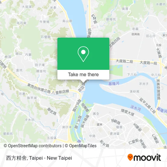 西方精舍 map