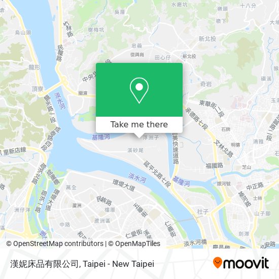 漢妮床品有限公司地圖