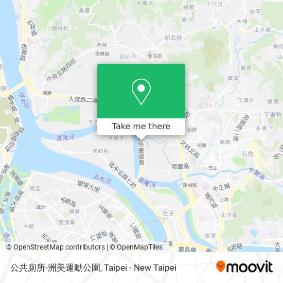 公共廁所-洲美運動公園 map