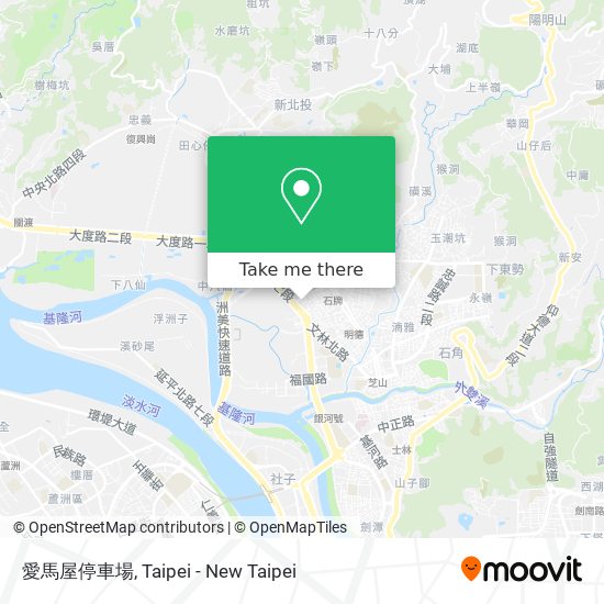 愛馬屋停車場 map