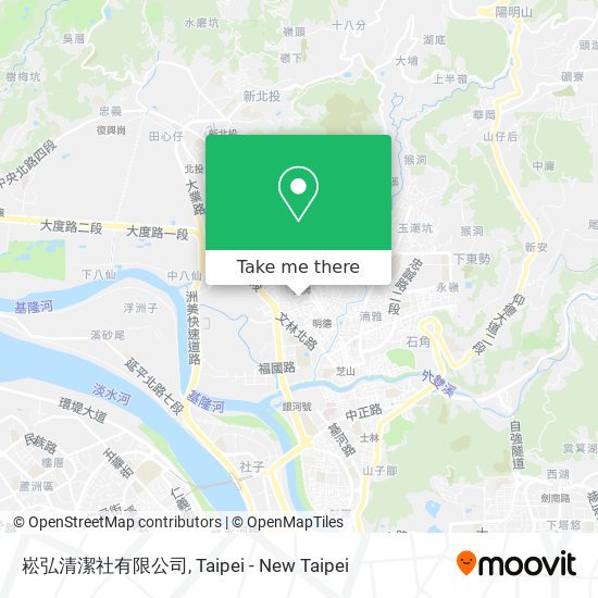 崧弘清潔社有限公司 map