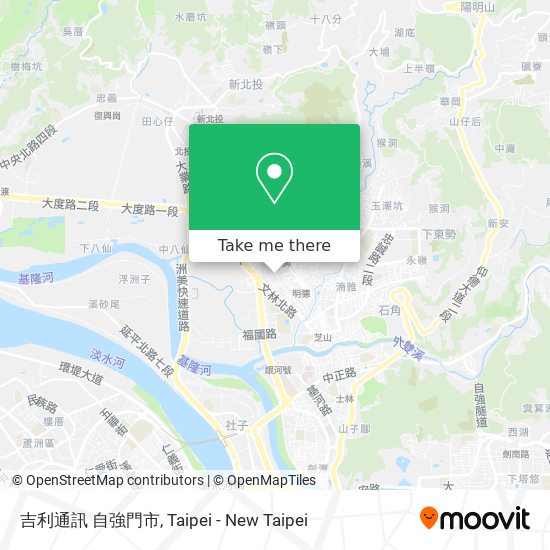 吉利通訊 自強門市 map