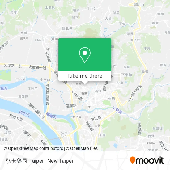 弘安藥局 map