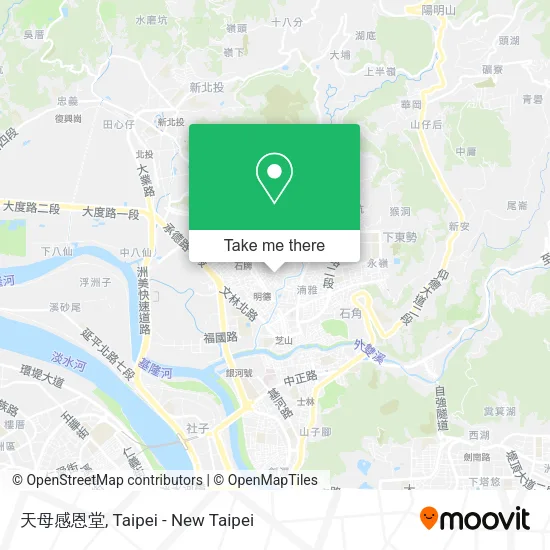 天母感恩堂地圖