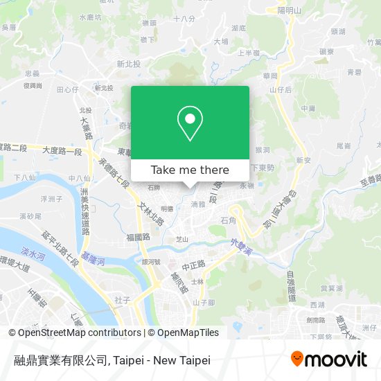 融鼎實業有限公司 map
